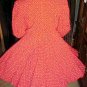 Red and Green Christmas Square Dance Dress *