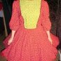 Red and Green Christmas Square Dance Dress *