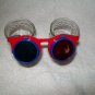 3-D Glasses -- Red Frame with Blue temples -- Childrens Multiple 3-D Glasses *