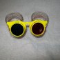 3-D Glasses -- Yellow Frame with Pink temples -- Childrens Multiple 3-D Glasses *