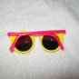 3-D Glasses -- Yellow Frame with Pink temples -- Childrens Multiple 3-D Glasses *