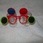3-D Glasses -- Red Frame with pink temples  -- Childrens Multiple 3-D Glasses *
