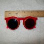 3-D Glasses -- Red Frame with pink temples  -- Childrens Multiple 3-D Glasses *