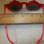 3-D Glasses -- Red Frame with pink temples  -- Childrens Multiple 3-D Glasses *