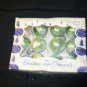11 Green Ornaments with Netting Mesh