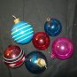 6 Individual Vintage Christmas Ornaments