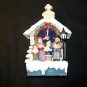 Hand Painted Carolers Clock