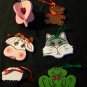 15 Wooden Hand Painted Folk Art Ornaments