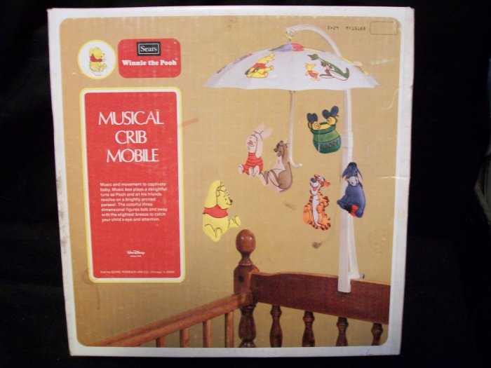 winnie the pooh musical crib toy