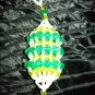 Beaded Christmas Lantern Ornaments