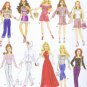 4702 Simplicity -- Barbie Doll Fashions - (T-Bla-S-13)