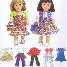 3936 Simplicity -- 18" Doll Clothes - (T-Bla-S-13)