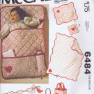 6484 McCall's -- Baby Accessories, Bunting, Quilt - (L)