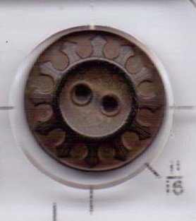 Goodyear Hard Rubber Button / Arrows around circle *