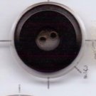 Goodyear Hard Rubber Button -- 3/4" -- Indented Center *
