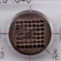 Goodyear Hard Rubber Button / Round with dotted grid *