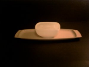 Tupperware -- Small Platter with Snap in Chip Bowl - (B-1)