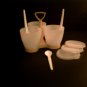 Tupperware -- 8 Piece Goldenrod Condiment Set (B-2/5)
