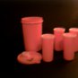 Tupperware -- Orange Juice Container with 4 glasses + lids for all five containers (B-1)