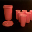 Tupperware -- Orange Juice Container with 6 glasses + lids for all 7 containers (B-2)