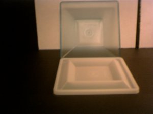 Tupperware -- Blue Dip Container (B-1)
