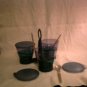 Tupperware -- 8 Piece Blue Condiment Set (B-2)