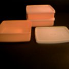 Tupperware -- 3 Individual Sandwich Containers (B-2)