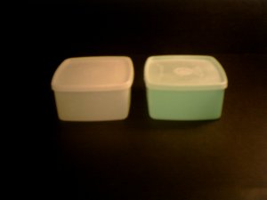 Tupperware -- 2 Square Away containers (L)