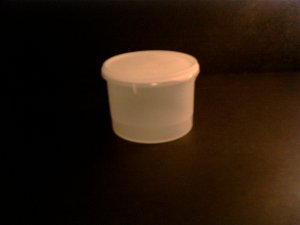 Tupperware -- Medium White Canister (B-1)