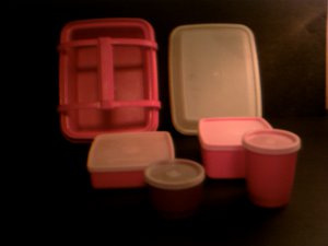Tupperware -- Large -- Lunch Pail -- complete (B-1)