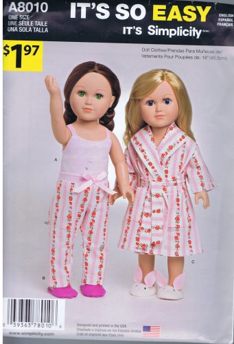 A8010 It's So Easy - 18" Doll Clothes - (L)
