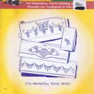 3734 - Butterfly, Floral Motifs - Aunt Martha's Hot Iron Transfer - (T-Bla-L-16)