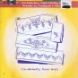 3734 - Butterfly, Floral Motifs - Aunt Martha's Hot Iron Transfer - (T-Bla-L-16)
