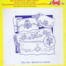 3751 - For Decorative Linens - Aunt Martha's Hot Iron Transfer - (T-Bla-L-16)
