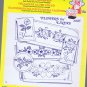 3805 - Flowers for Linens - Aunt Martha's Hot Iron Transfer - (T-Bla-L-16)