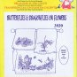3939 - Butterflies and Dragonflies on Flowers - Aunt Martha's Hot Iron Transfer - (T-Bla-L-16)