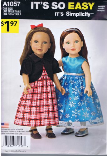 A1057 - It's So Easy - 18" Doll Clothes - (T-Bla-L-16)