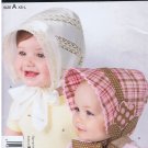 E2104 - Simplicity - Baby Bonnets - (T-Bla-L-16)