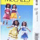 M6619 - McCalls - Costumes - sizes 3 - 8 - (T-Bla-L-16)