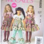 M6826 - McCalls - Girls dress, top and pants - size 5 - 8 - (T-Bla-L-16)