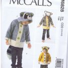 M6828 - McCalls - children's coats - sizes 2 - 5 - (T-Bla-L-16)