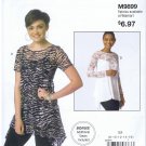 M9899 - McCalls - Misses Pullover Tunics - sizes 8 - 16 - (T-Bla-L-16)