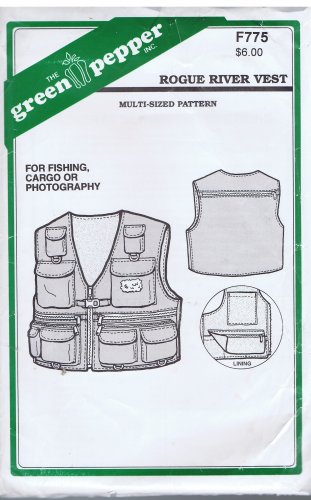 F775 - Green Pepper - Rogue River Vest - (T-Bla-L-16)
