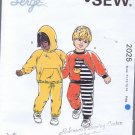 2025 - Kwik Sew - Toddlers Jogging Suit - (T-Bla-L-16)
