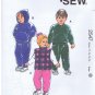 2547 - Kwik Sew - Toddlers Pull-Over Jacket, Vest and Pants - (T-Bla-L-16)
