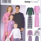 5271 - Simplicity - Unisex Lounge Wear - child XS - L and adult SX - XL - (T-Bla-L-16)