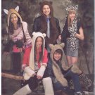 1795 - Simplicity - adult / Unisex - Animal hats with leg and arm warmers - (T-Bla-L-16)