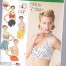 1426 - Simplicity - 1950's Vintage Bra Tops sizes 14 - 22 - (T-Bla-L-16)