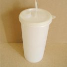 Tupperware -- Tall Round Juice Container - white - (B-1)