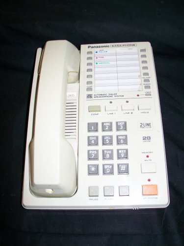 2-LINE TELEPHONE BY EASA PHONE / Panasonic -- white